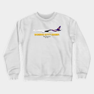 Boeing B777-300ER - Thai Airways Crewneck Sweatshirt